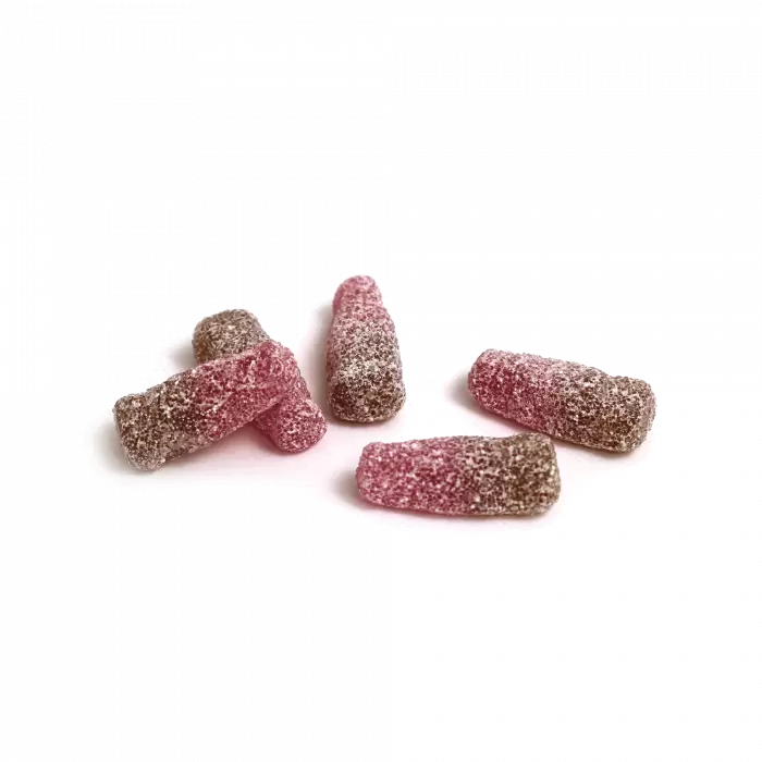 Sour Fizzy Cherry Cola Bottles