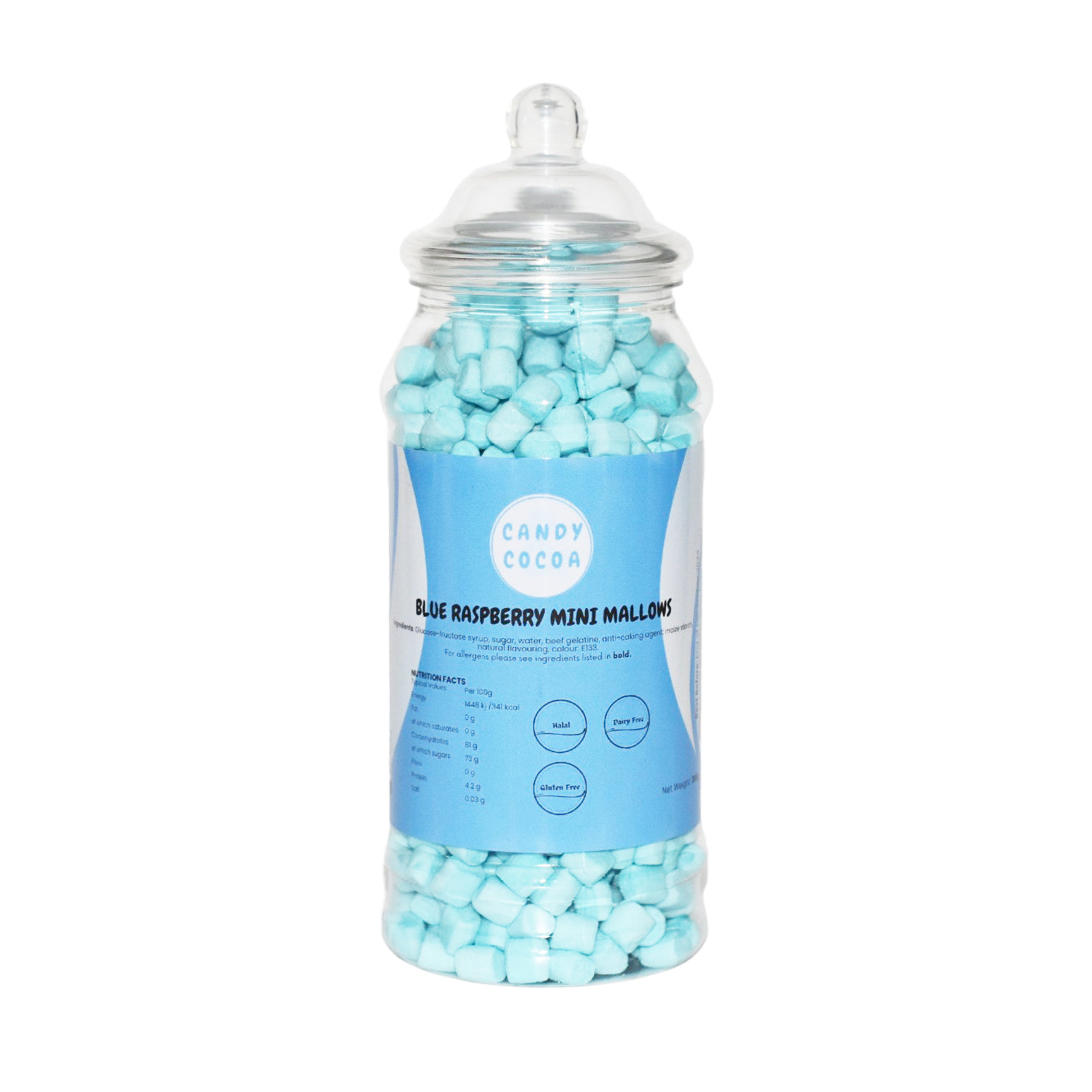 Blue Raspberry Mini Mallows - Jar