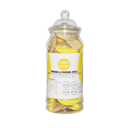 Banana And Caramel Ovals - Jar