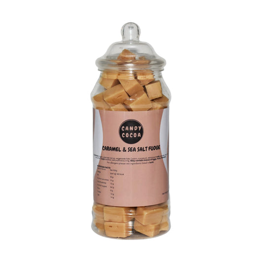 Caramel And Sea Salt Fudge - Jar