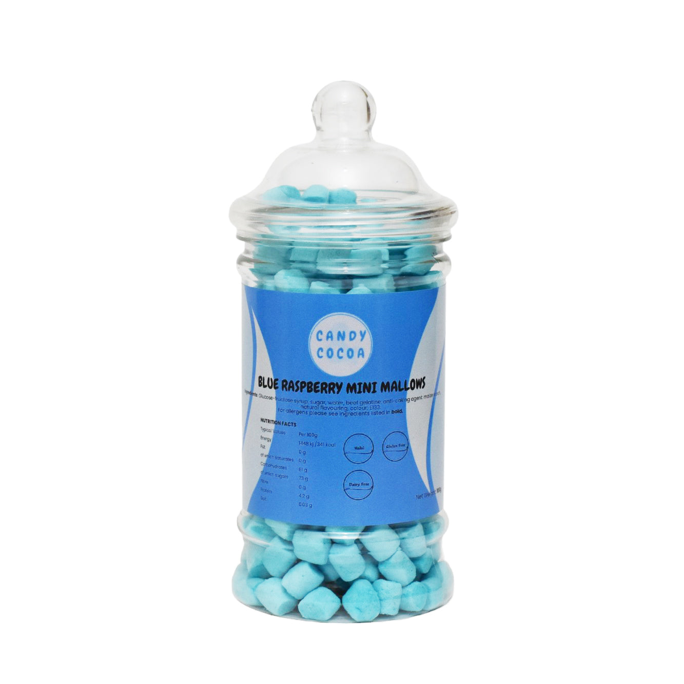 Blue Raspberry Mini Mallows - Jar