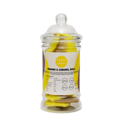 Banana And Caramel Ovals - Jar