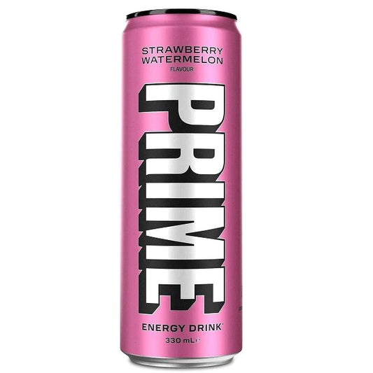 Prime Energy Strawberry Watermelon Cans 330ml
